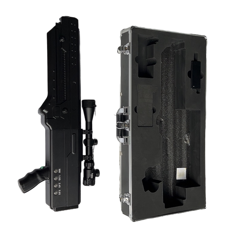  黄龙手持便携式枪型低空防御反制四通道A型