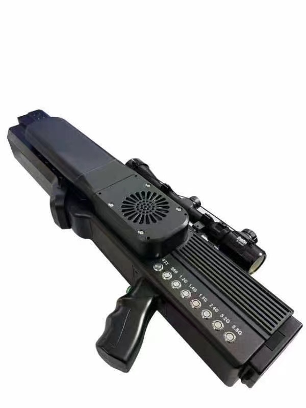  黄龙手持便携式枪型低空防御反制八通道